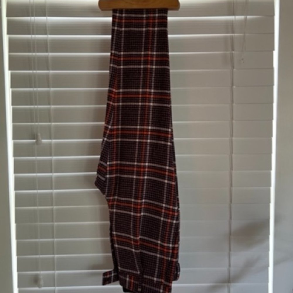 Unique Plaid Wool Pants